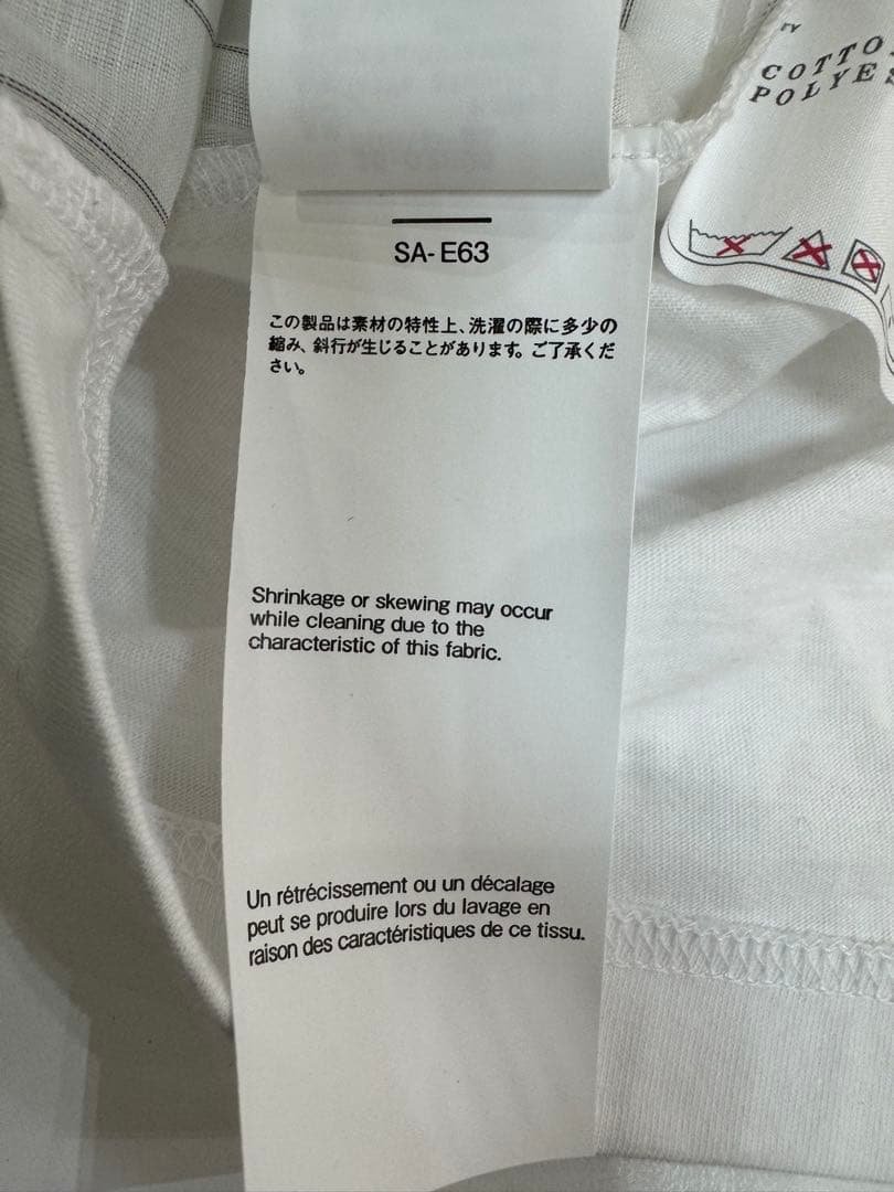 【未使用品】Sacai (サカイ)　半袖Tシャツ カットソー 25-07805