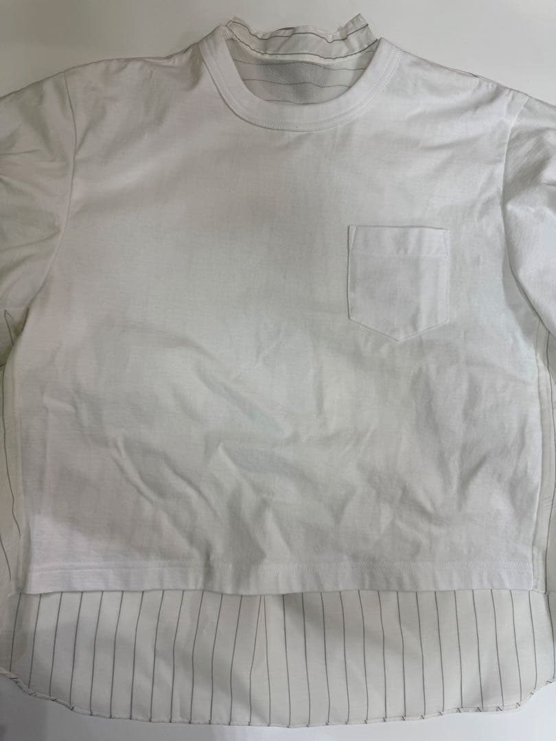 【未使用品】Sacai (サカイ)　半袖Tシャツ カットソー 25-07805