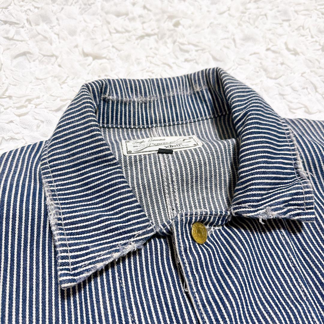 Schott ショット　カバーオール　ヒッコリー　ワークジャケット　ストライプ