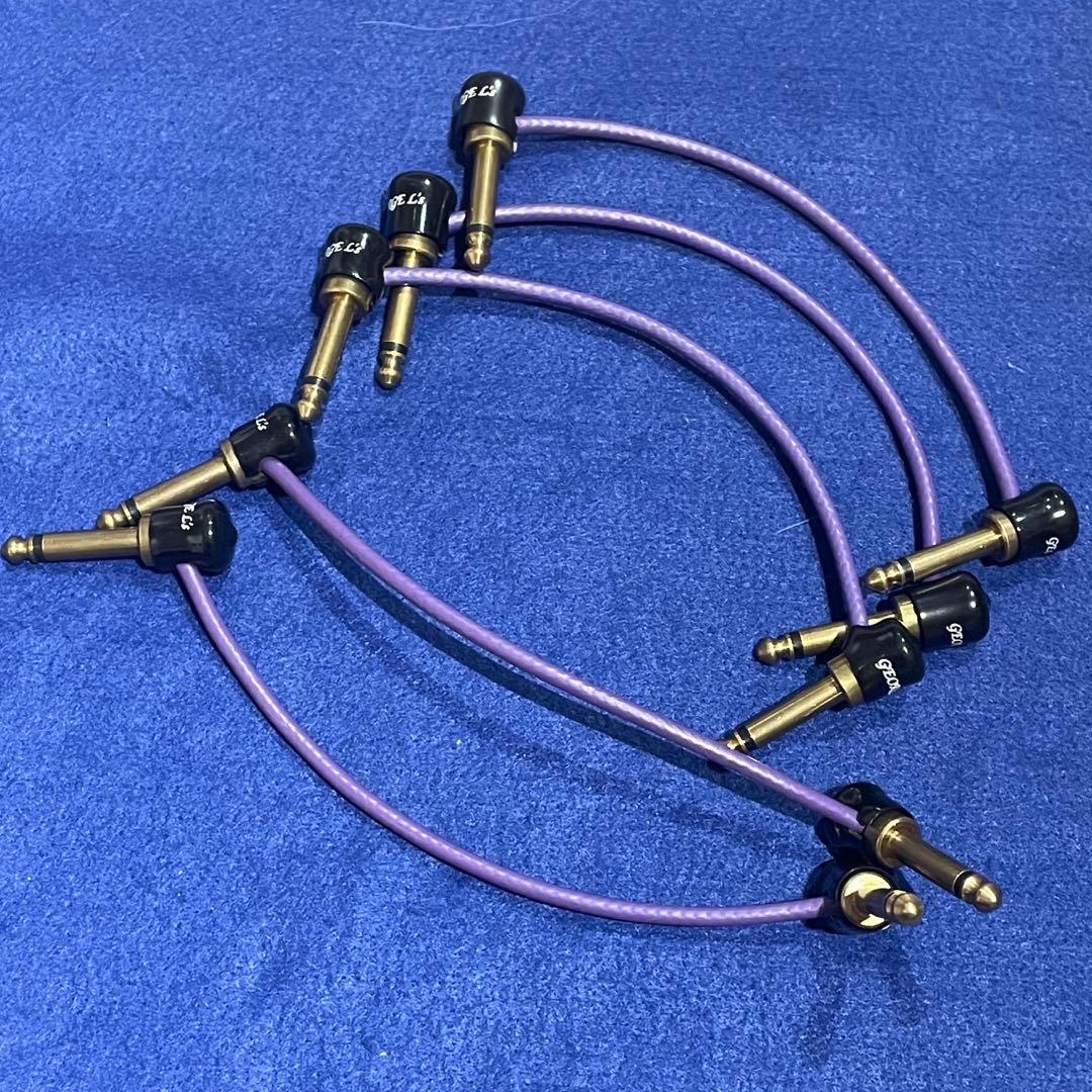 E L'S 155 | ソルダーレスパッチケーブル 18cm 5本 紫