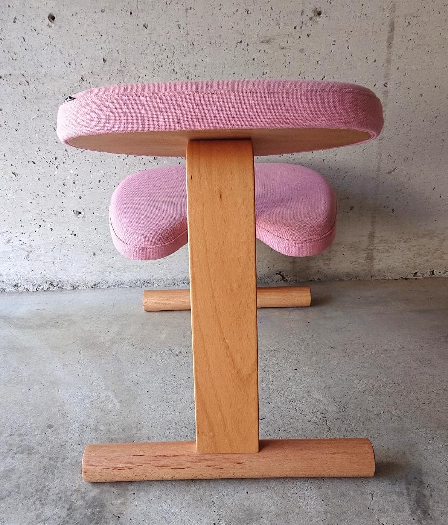 【良品】サカモトハウス バランスチェアイージー　ピンク