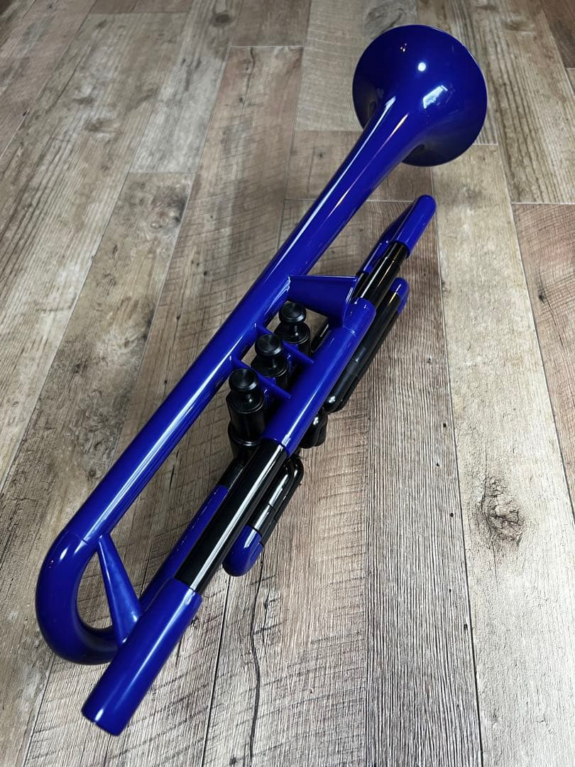 【値下げ】pTrumpet 青 トランペット本体