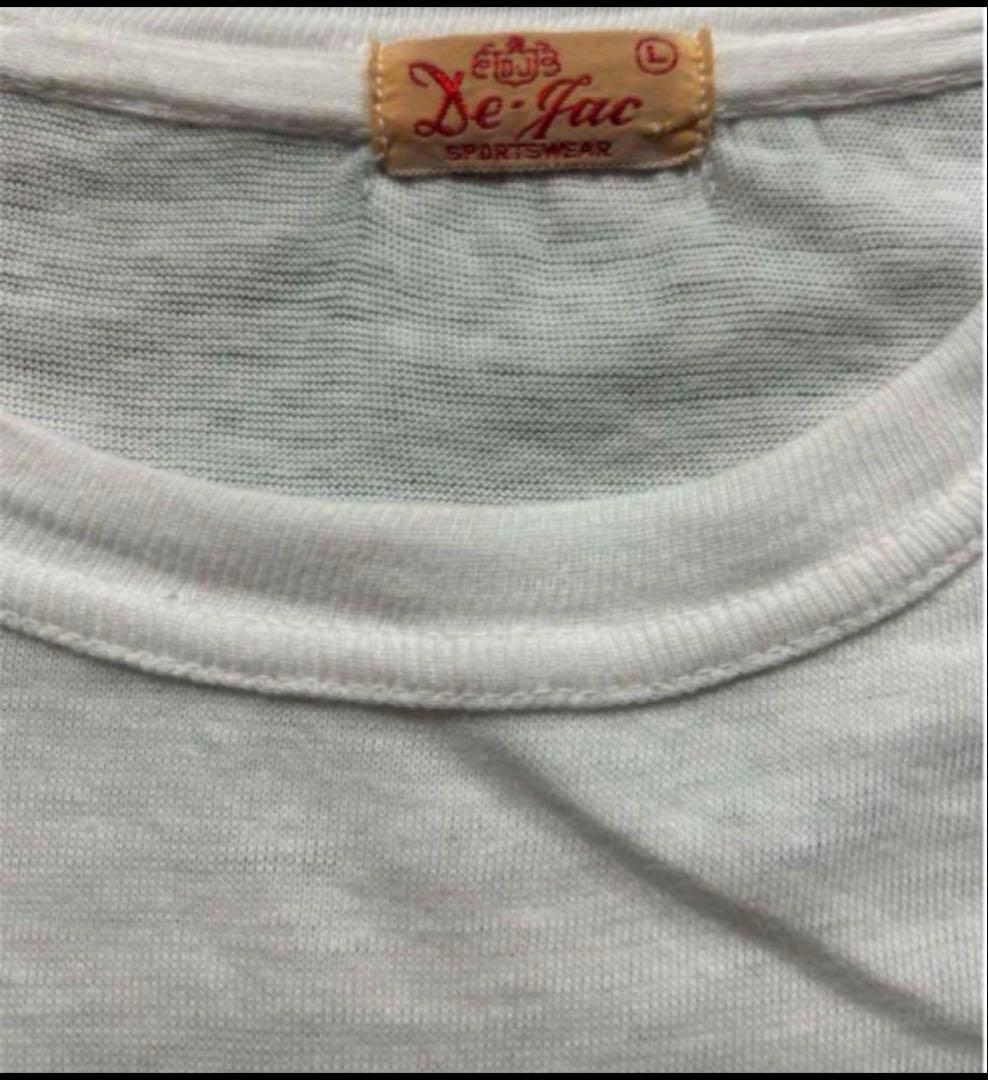 あ*す様 50s De-Jac 両面染み込みプリント ヴィンテージTシャツ　企業