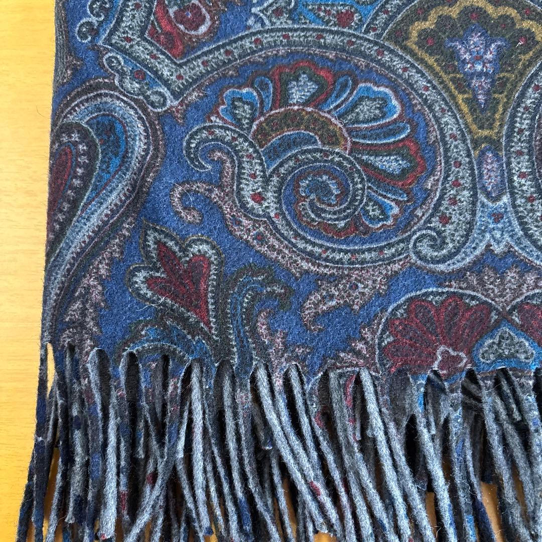 ETRO エトロ　ショール　マフラー　ストール　膝掛け　リバーシブル　大判