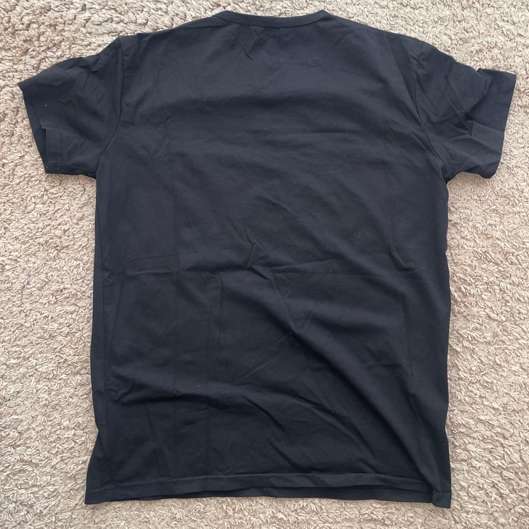 GUCCI ブラック ロゴ Tシャツ L