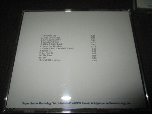 paul mccartney wings (RARE SET!! 送料込み)
