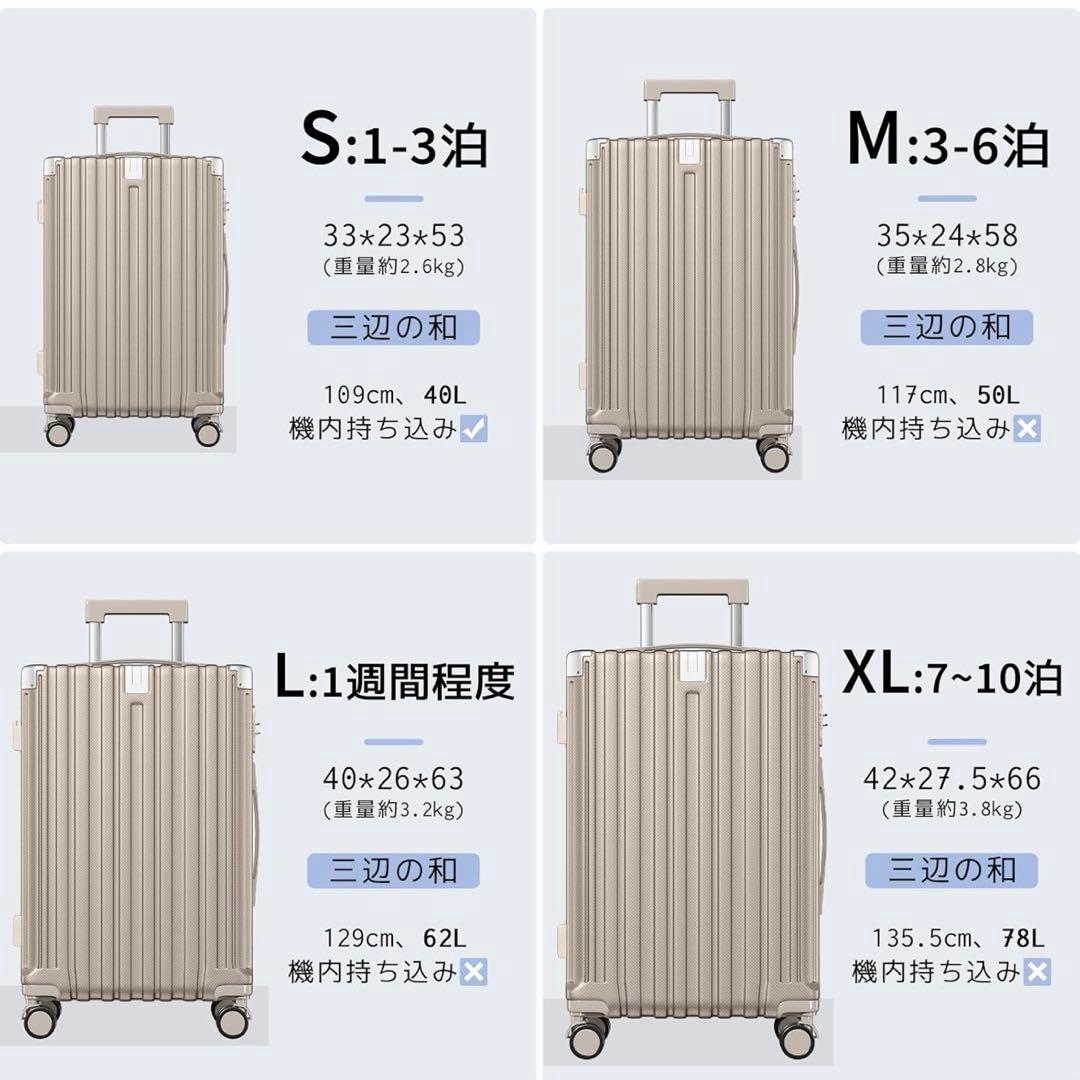 スーツケース 機内持ち込み 多機能 キャリーケース 大型 超軽量 キャリーバッグ