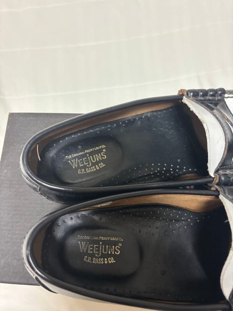 G.H.BASS ツートン weejun ペニーローファー US9.5