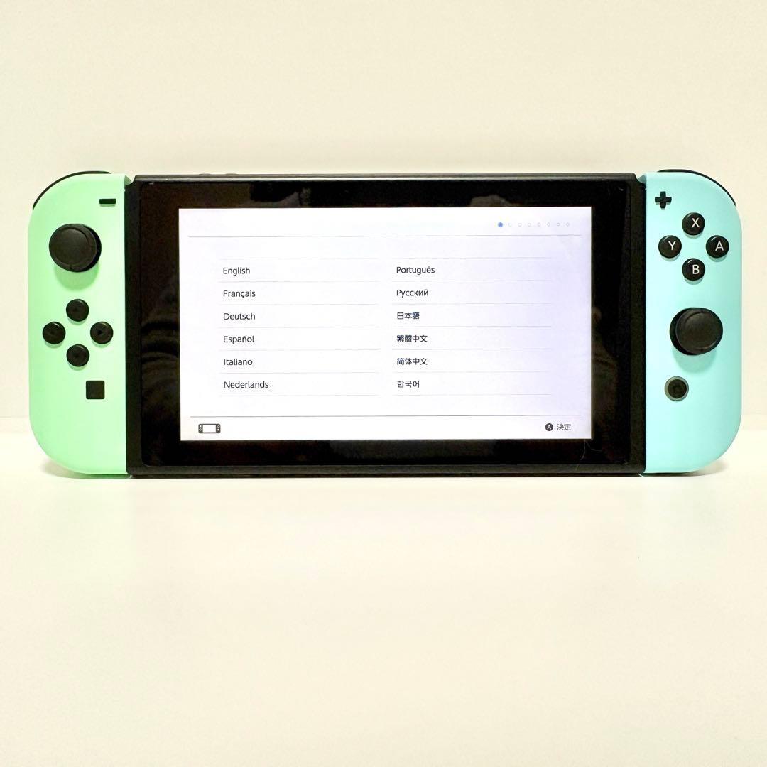 Nintendo Switch 本体　あつまれどうぶつの森デザイン　あつ森