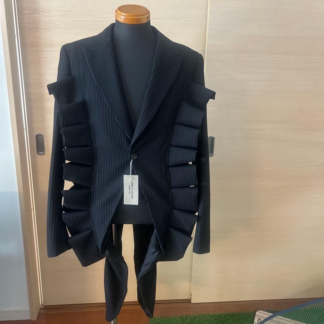 コムデギャルソン　オムプリュス　25SS ルック2 燕尾ジャケット　サイズM
