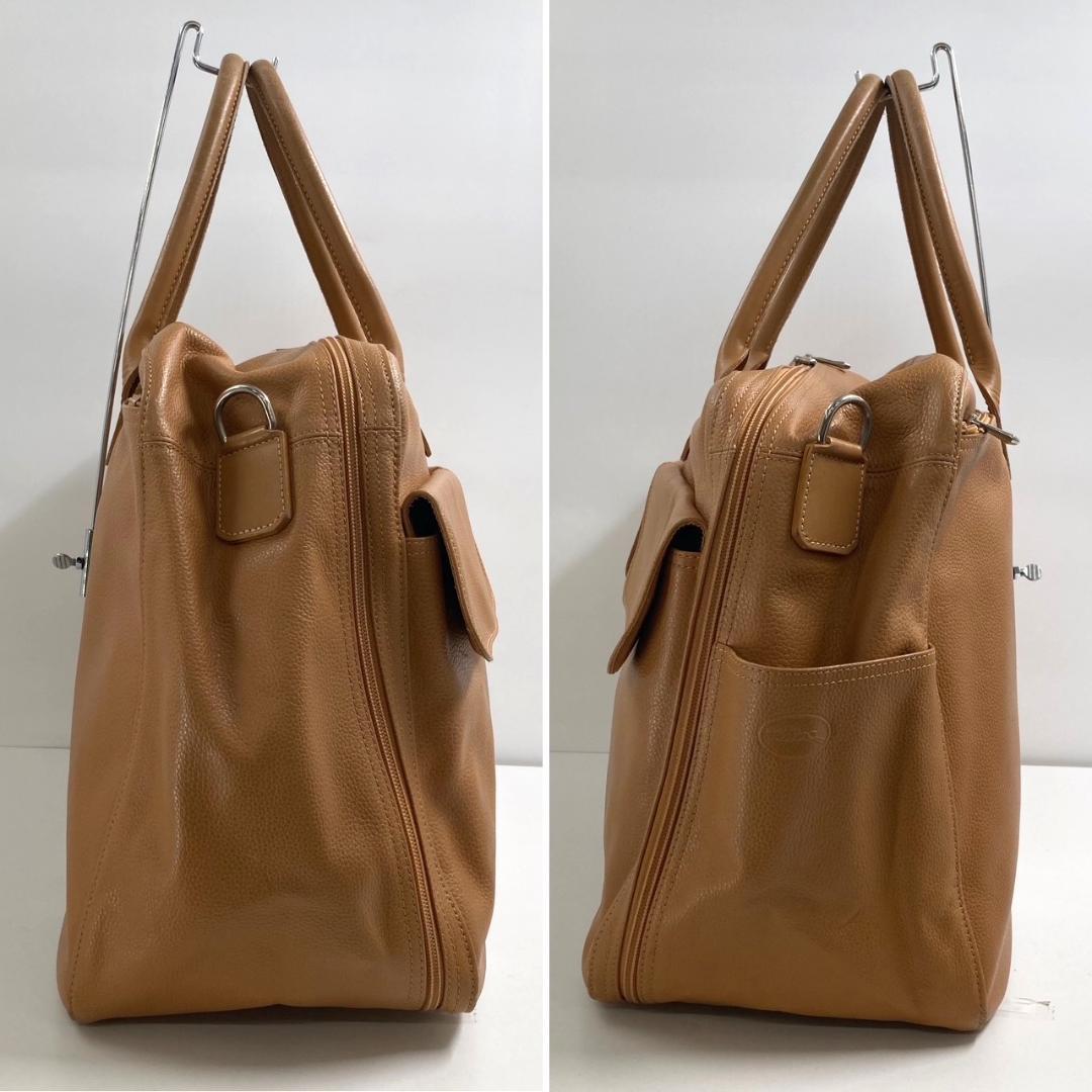 Longchamp ロンシャン　トラベルバッグ　キャメル