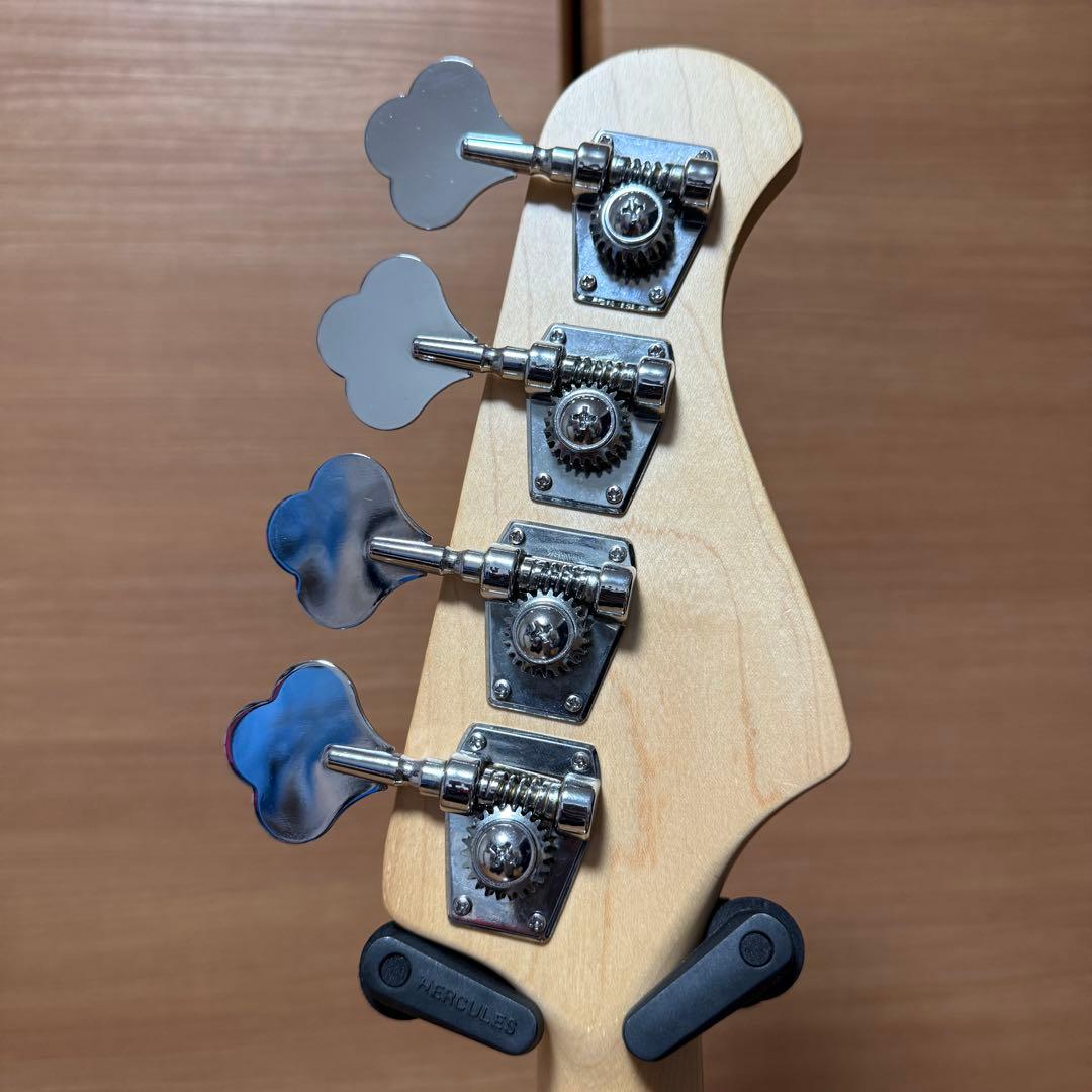 美品 Bacchus バッカス BJB-1R-LH DLPB ベース 左利き 青