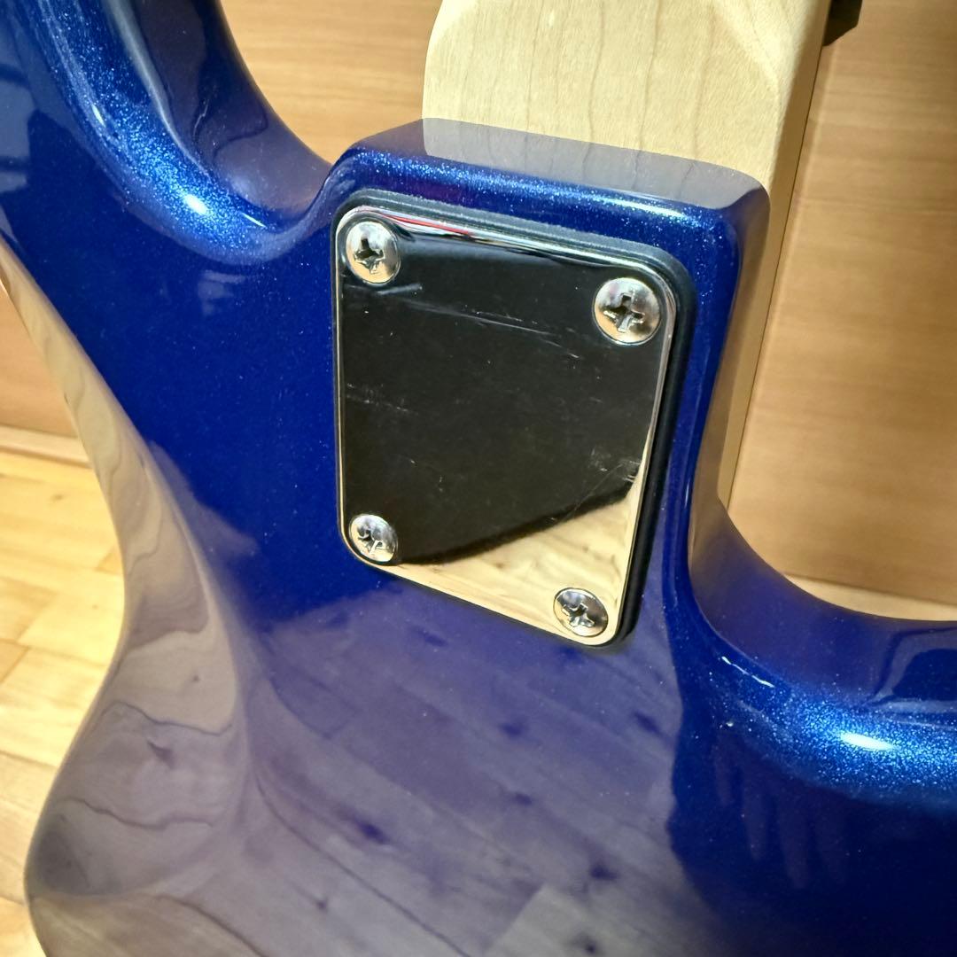 美品 Bacchus バッカス BJB-1R-LH DLPB ベース 左利き 青