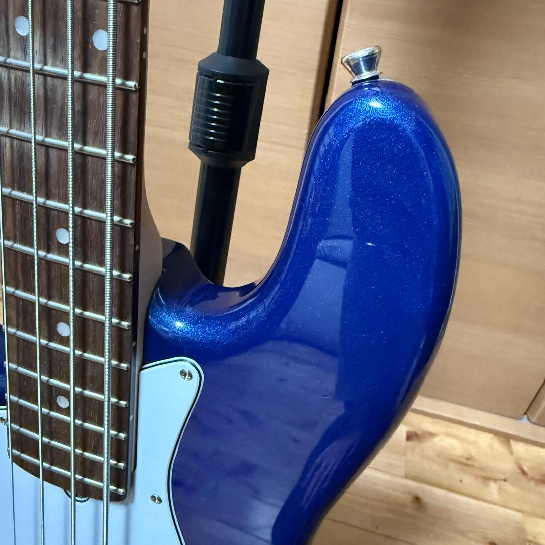美品 Bacchus バッカス BJB-1R-LH DLPB ベース 左利き 青
