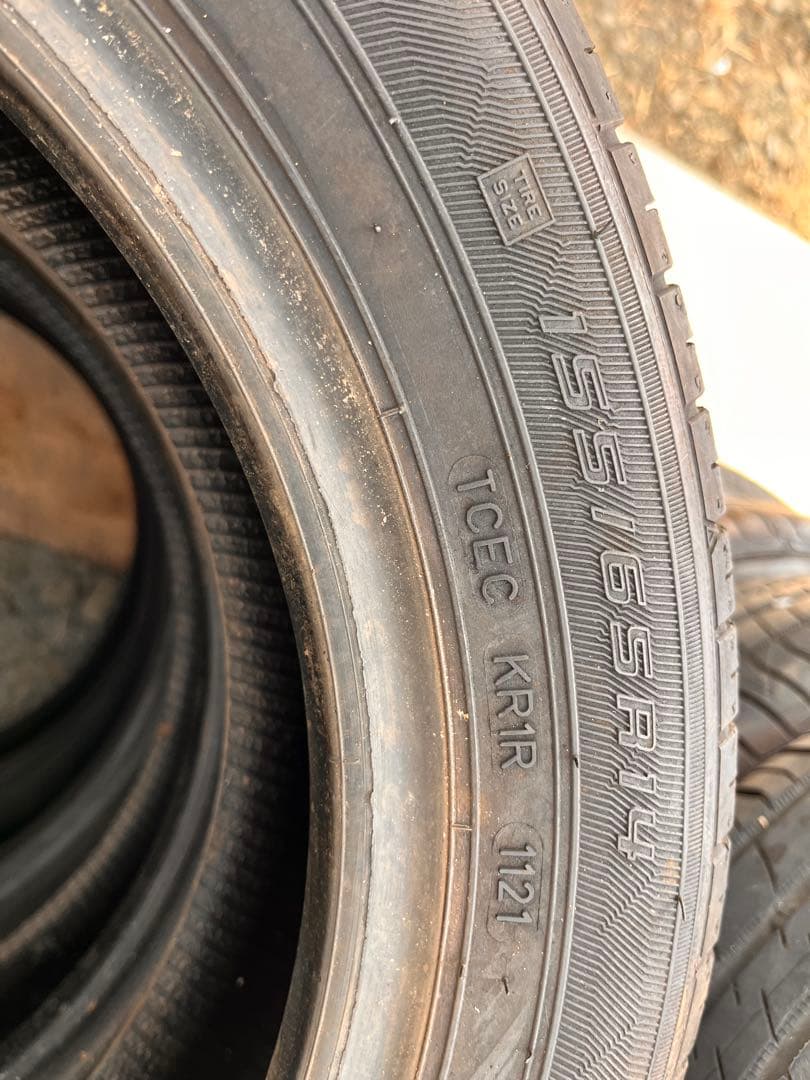 155/65R14 GOODYEAR ノーマルタイヤ　4本セット