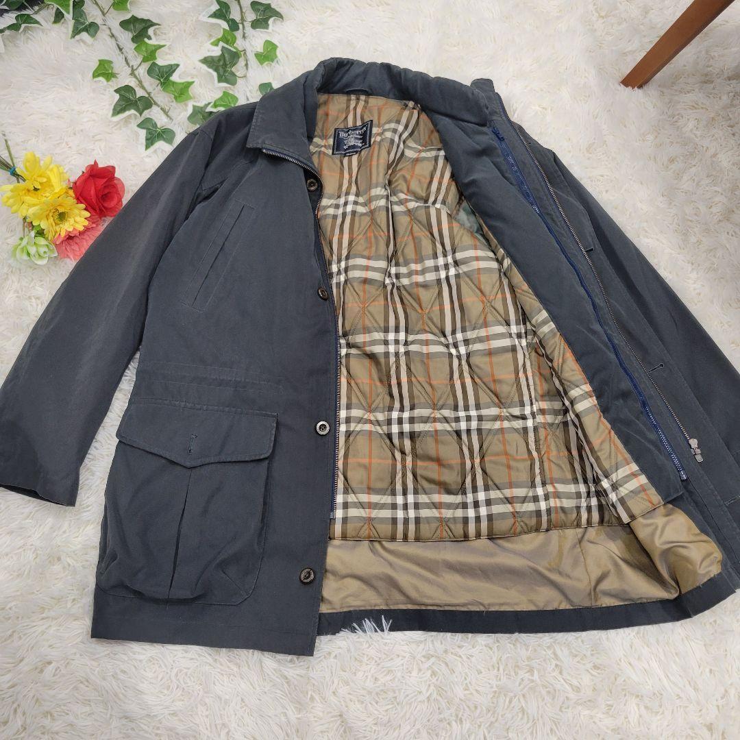 BURBERRY　バーバリー　裏地　ノバチェック柄　ダウン　ジャケット　コート
