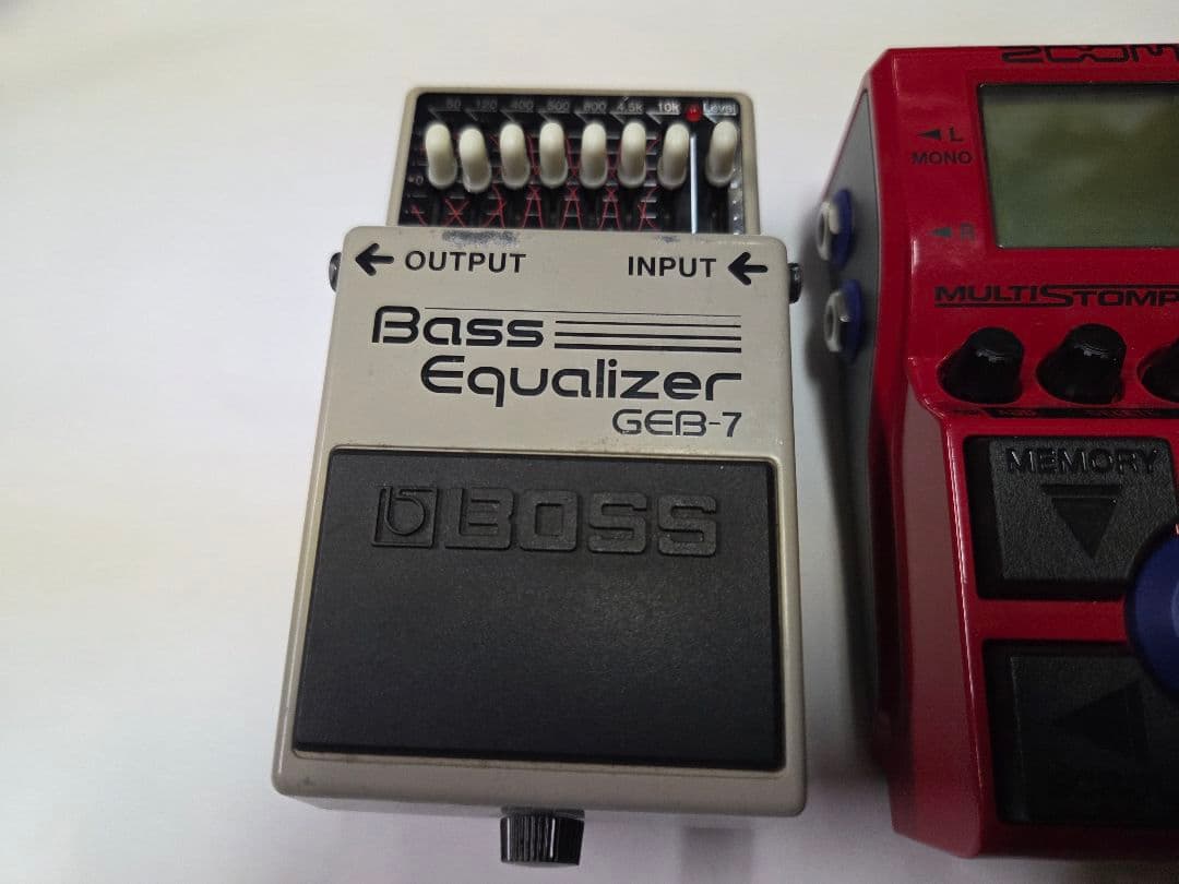 ベース BOSS GEB-7 ZOOM MS-60B+ MXR bass d.i.+