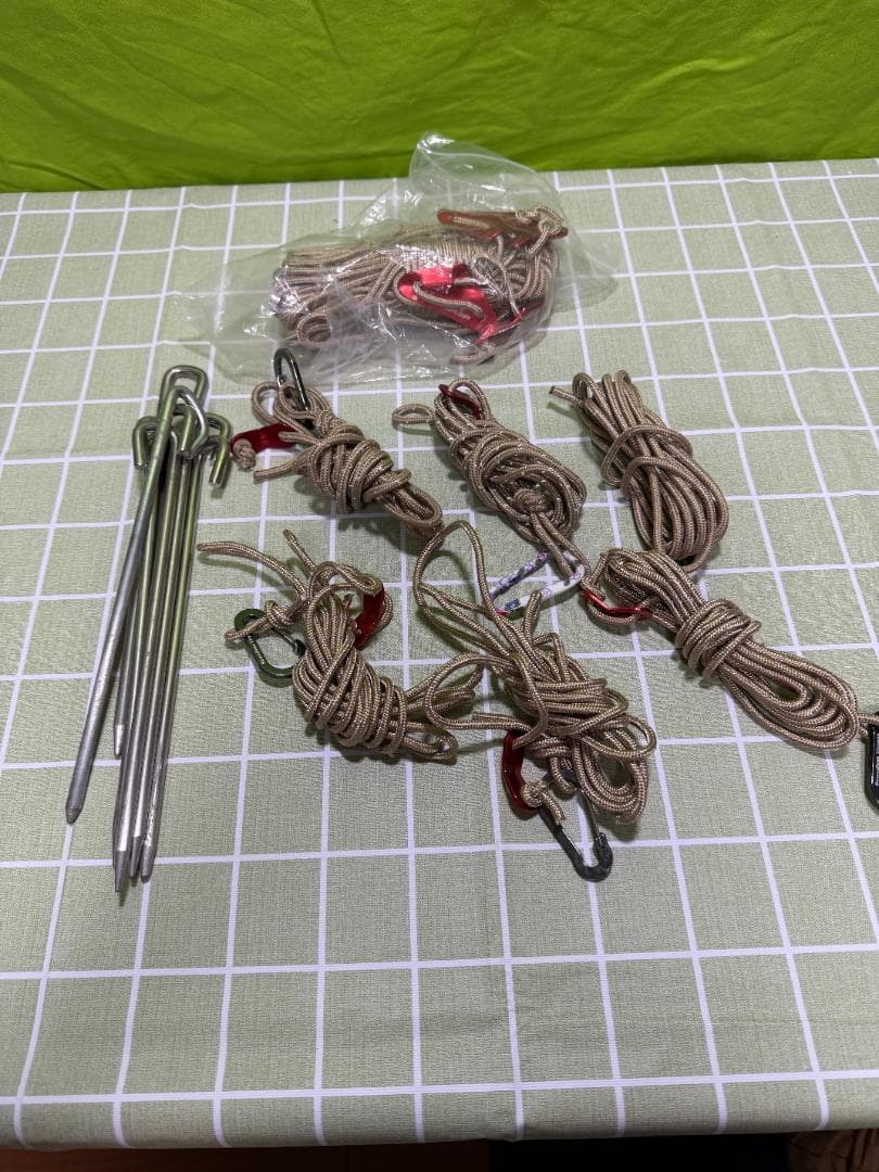 Soomloomレクタタープ4.0ｍX4.9ｍ 焚き火可 ポリコットンTCタープ
