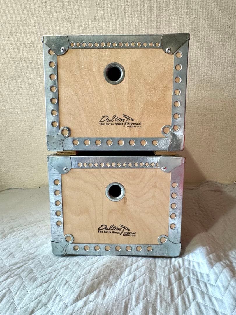 DALTON WOODEN BOX (S)/木製 収納ボックス ダルトン　2個