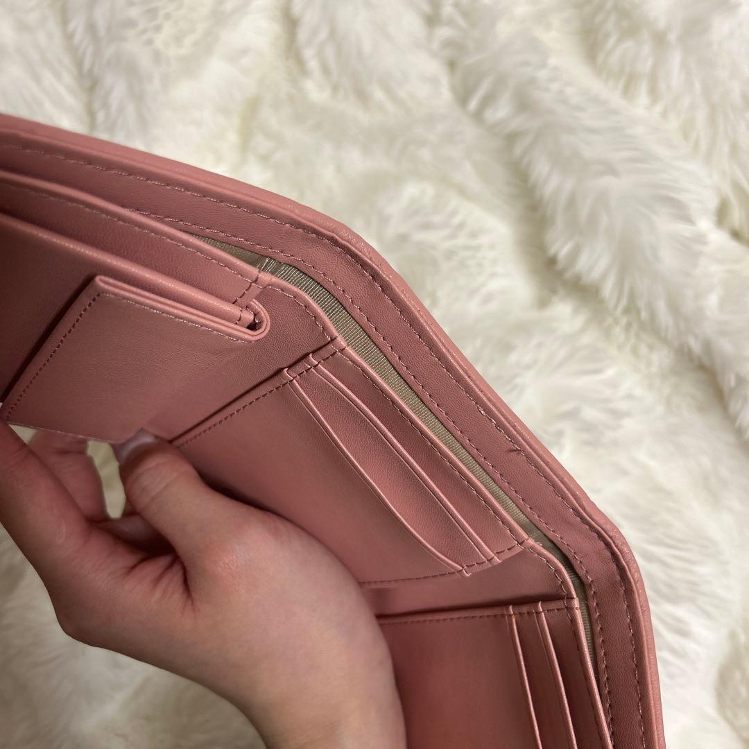 miumiu 三つ折財布 ピンク