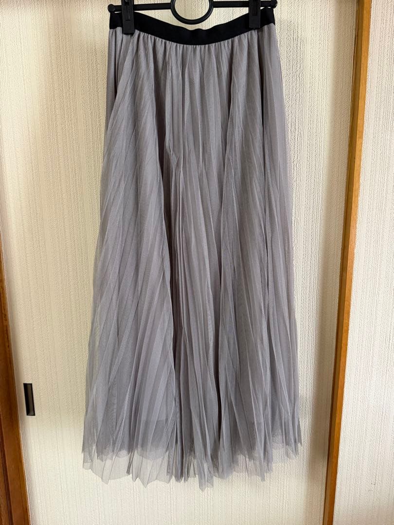 Spick&Span ランダムチュールプリーツスカート　36サイズ