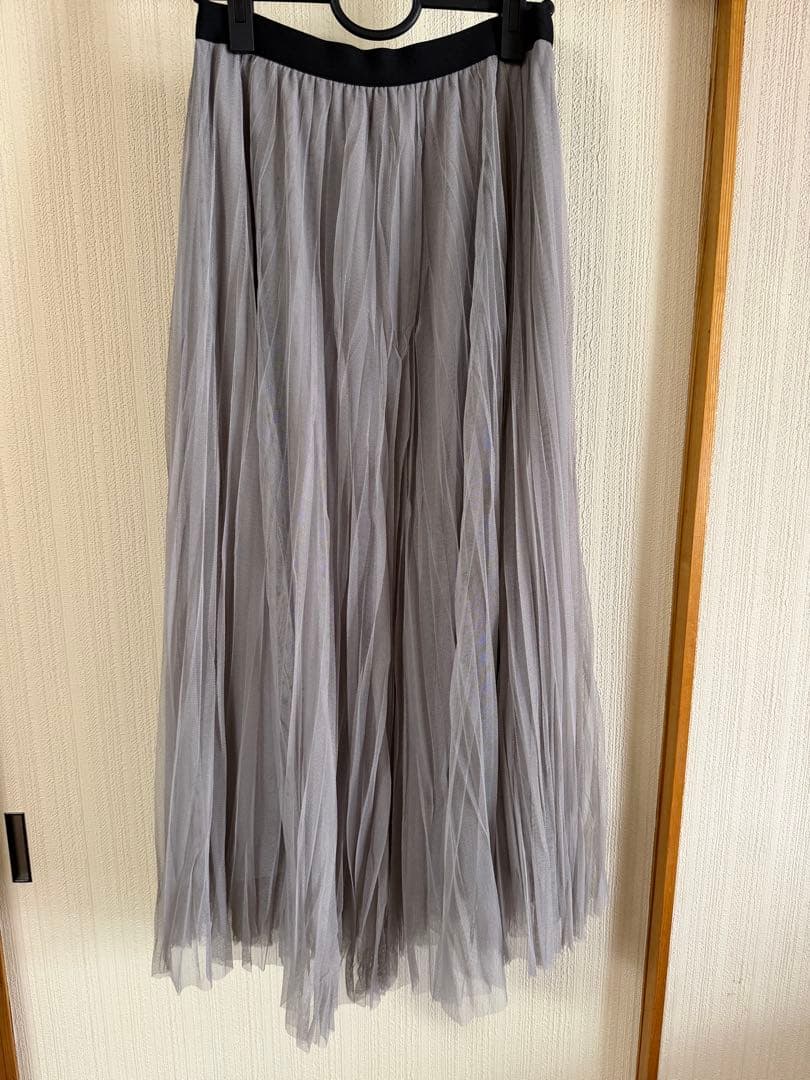 Spick&Span ランダムチュールプリーツスカート　36サイズ