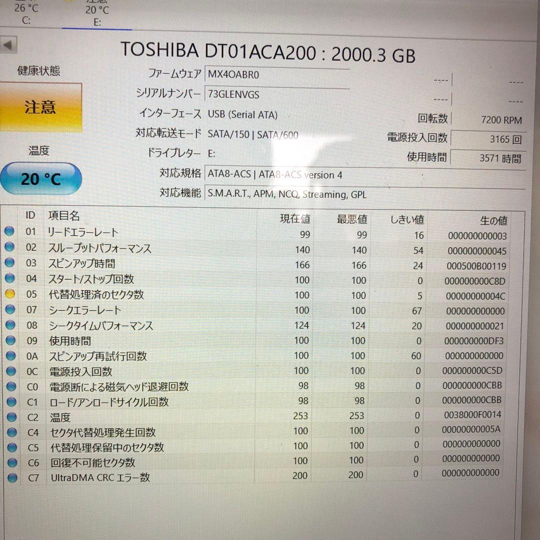 1108 注意 HDD 3.5インチ 1TB 2TB 3TBまとめ売り