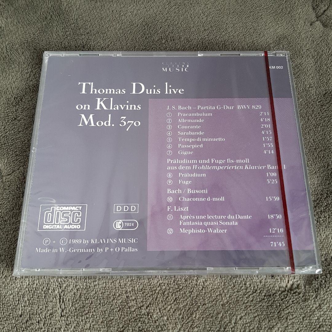 クラシック Thomas Duis live on Klavins Mod. 370