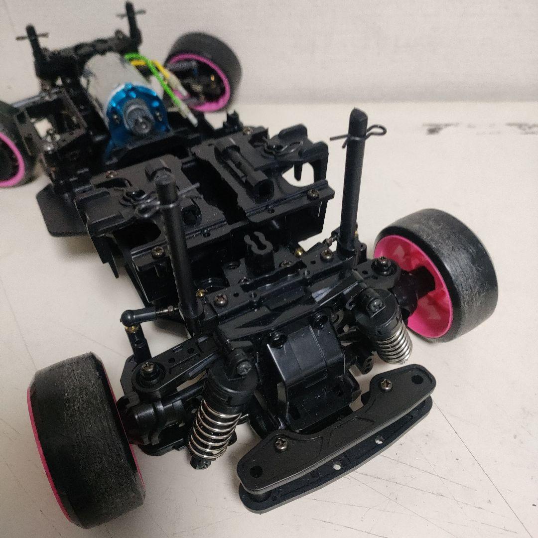 タミヤBT-01、MRC二駆ドリコンバージョンキット組込み済、シビックボディ付き