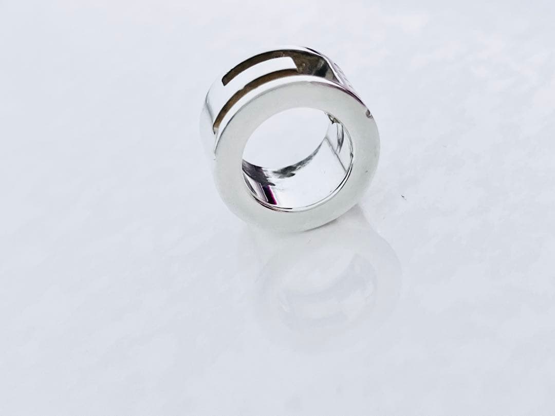 【超美品】GUCCI ネックレス トップSV925＋社外喜平チェーン 男女兼用