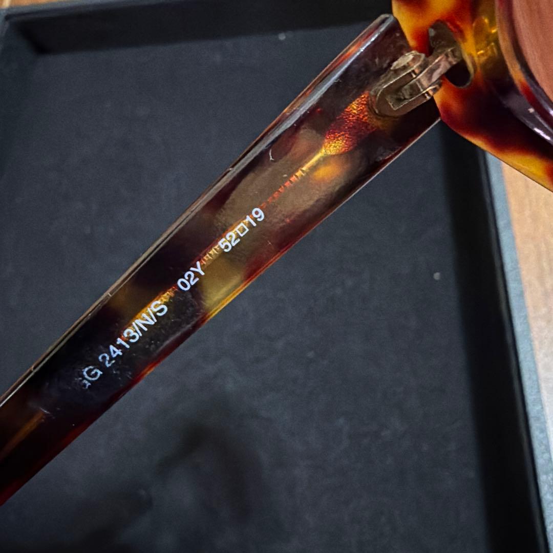 GUCCI サングラス　GG2413 ブラウンレンズ　ベッコウ柄フレーム