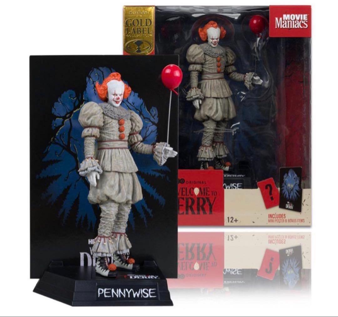 ペニーワイズ6インチ ポーズドフィギュア ゴールドラベル