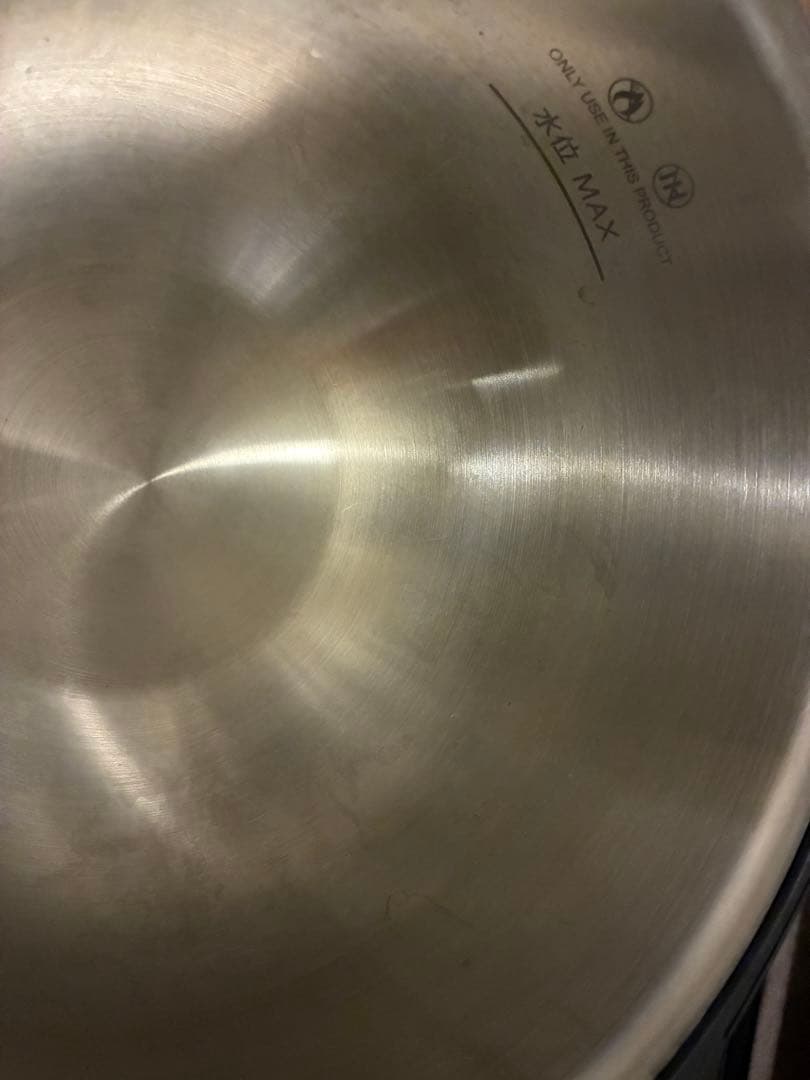 ヘルシオ ホットクック 2.4L 内鍋 【黒】ステンレス　TJ-KN2B