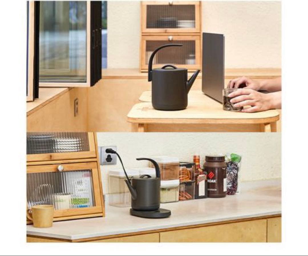 EPEIOS 電気ケトル COVE 750ml 1℃単位 温度設定 24保温