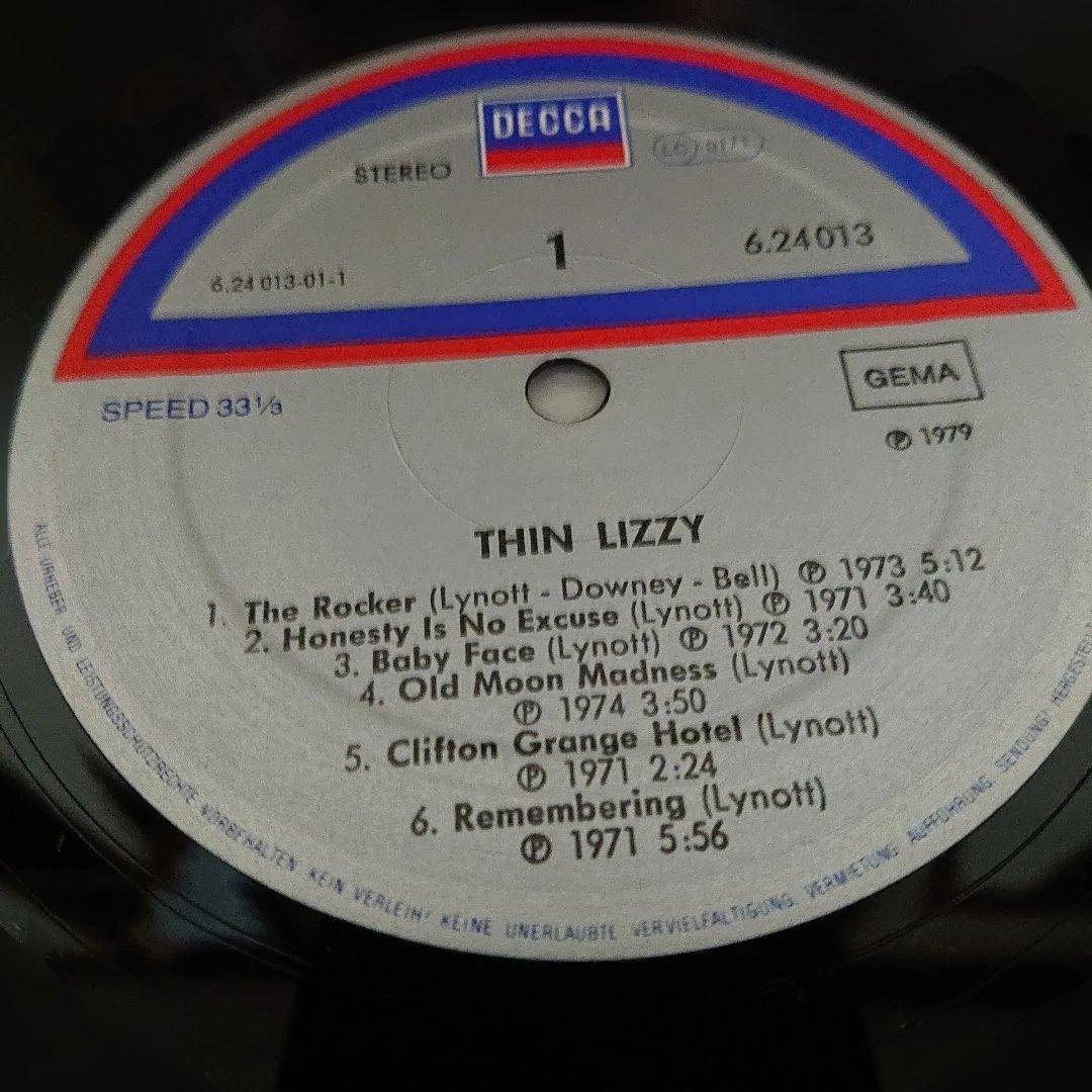 ドイツ盤コンピLP【未CD化】THIN LIZZY シン・リジー