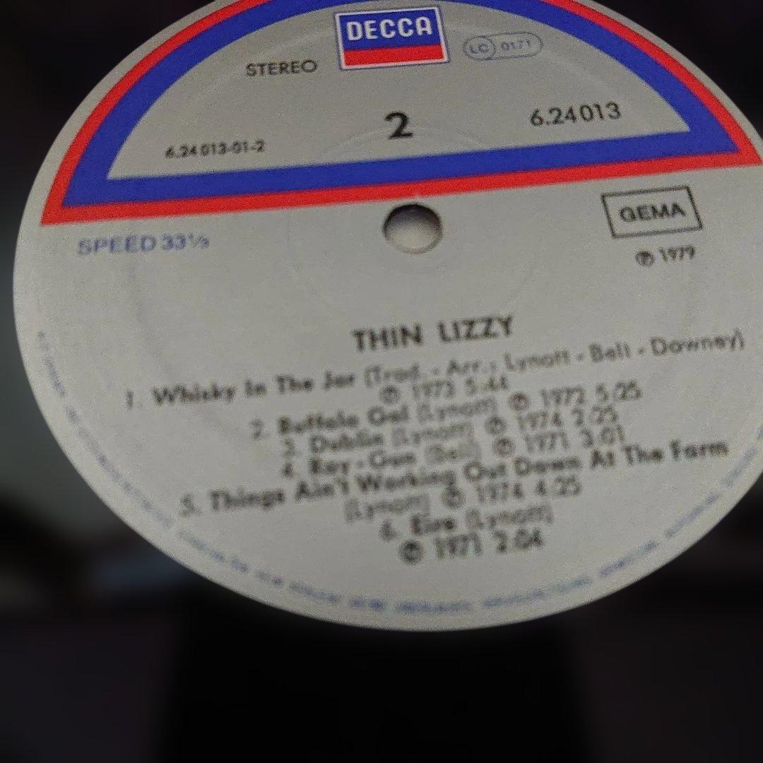 ドイツ盤コンピLP【未CD化】THIN LIZZY シン・リジー