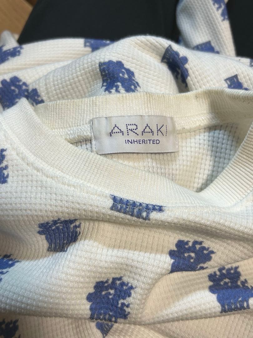 ARAKI Fire Pattern The rmal Tops サーマルロンT