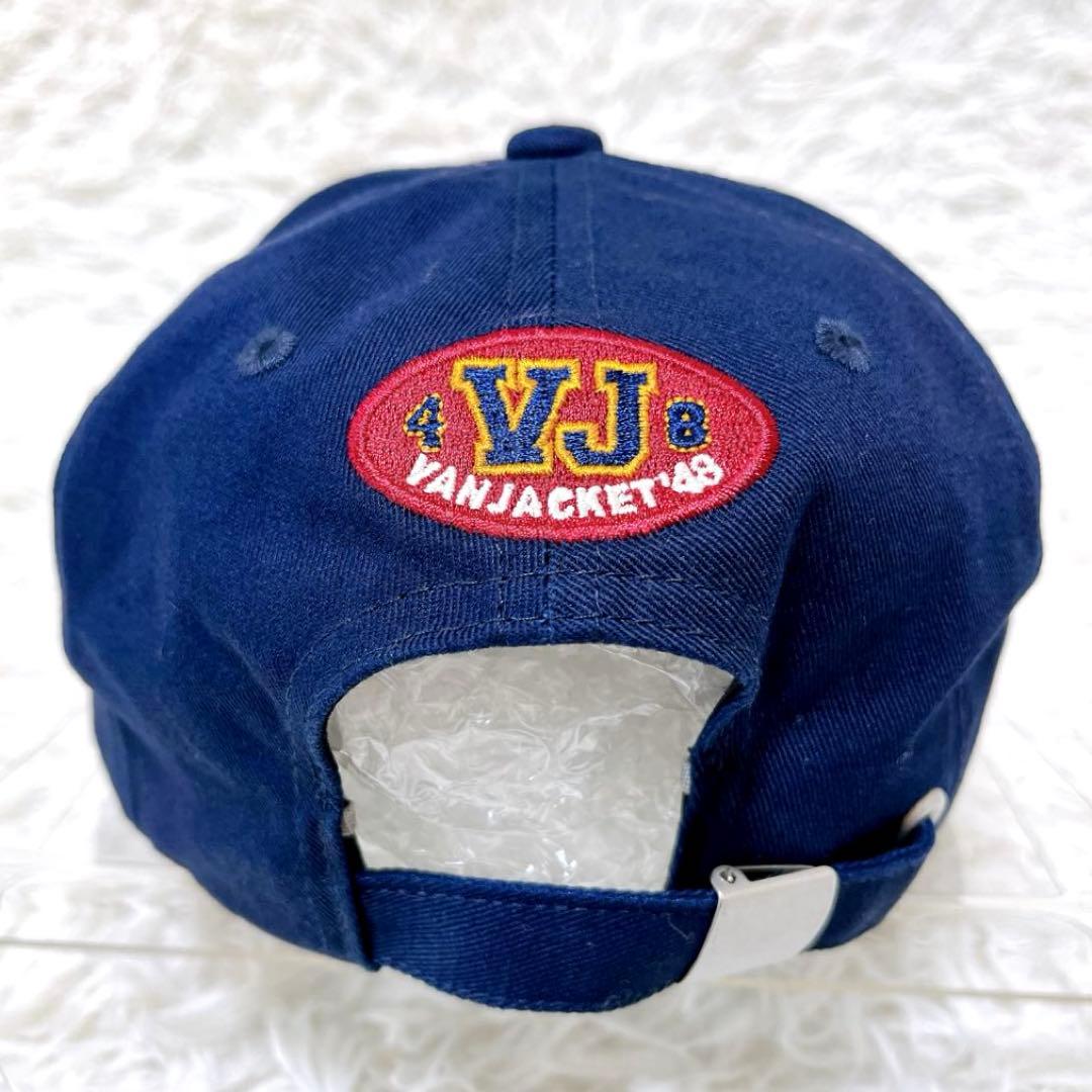 【美品・完売・希少】VAN JACKET カーグラフィック キャップ 刺繍 紺