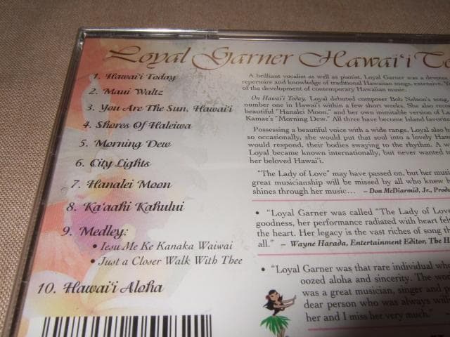 LOYAL GARNER,新品未開封,ロイヤル・ガーナー,ハワイ,CD,AOR