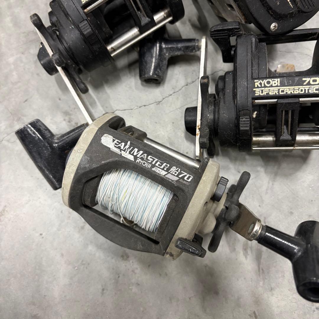 RYOBI リョービ 船用ベイトリール 4つまとめ売りセット