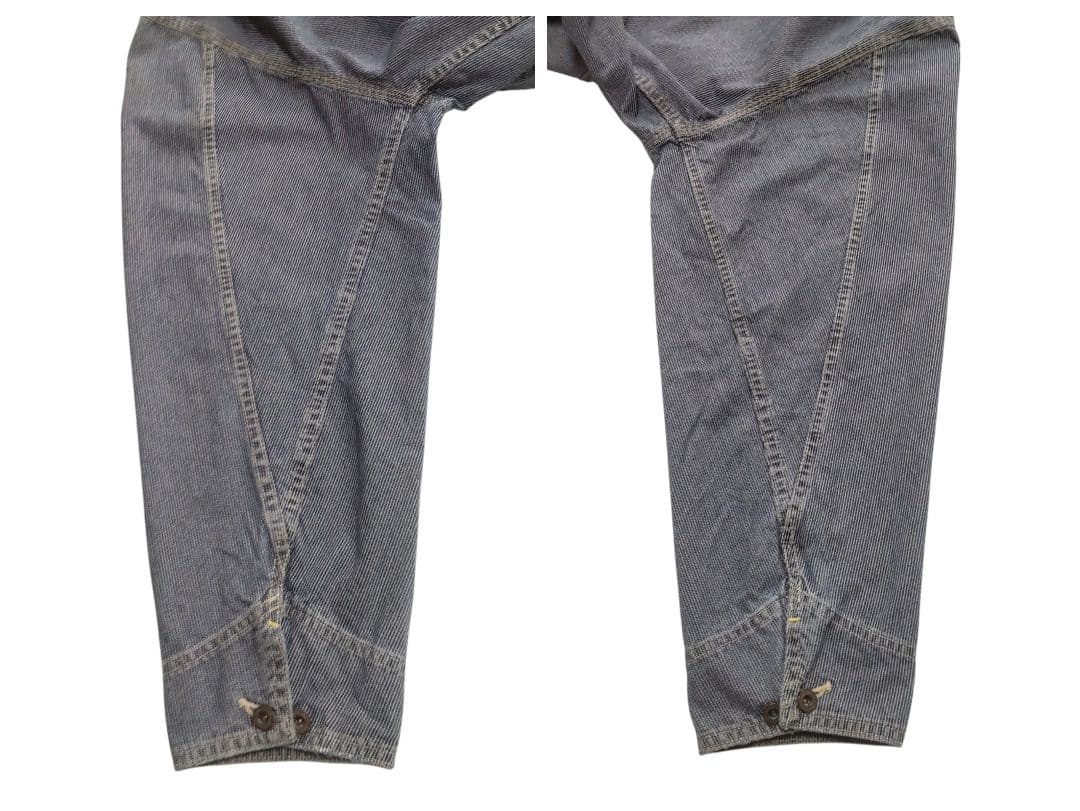 日本製 BLUE WAY OUTDOORS MAN ヒッコリー カバーオール
