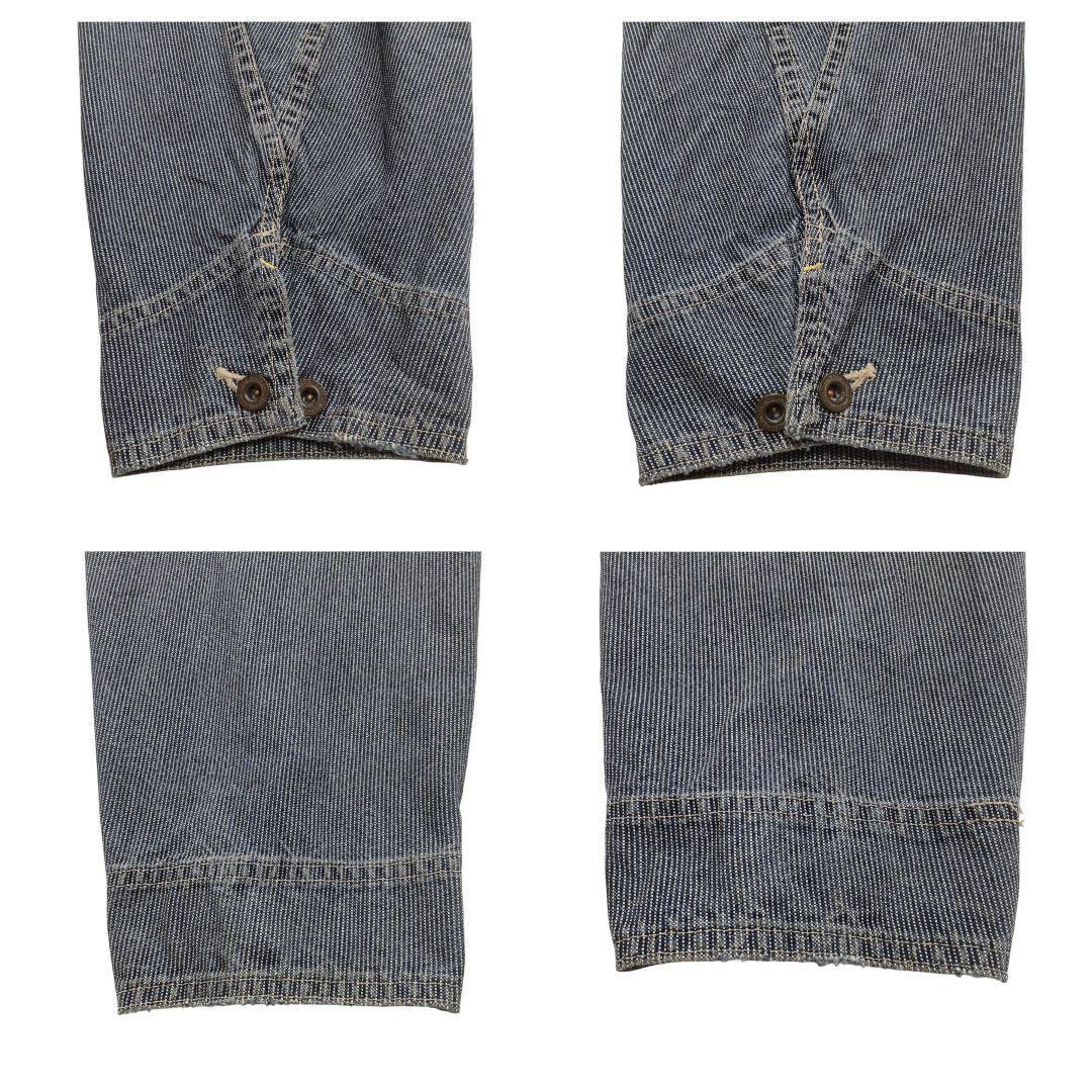 日本製 BLUE WAY OUTDOORS MAN ヒッコリー カバーオール