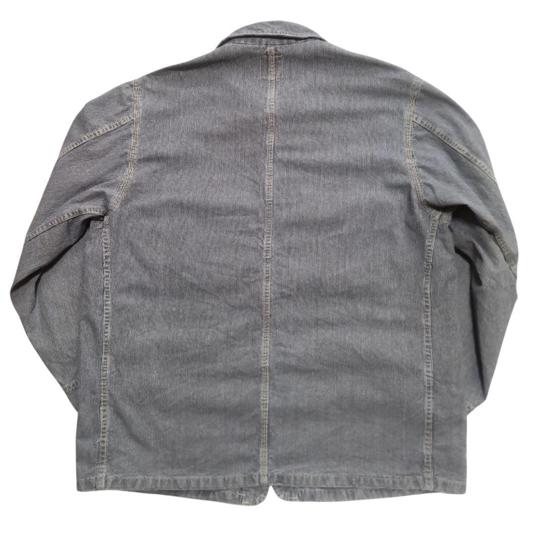 日本製 BLUE WAY OUTDOORS MAN ヒッコリー カバーオール