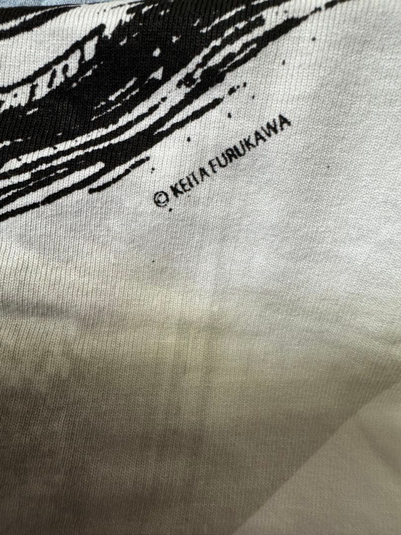 KEITA FURUKAWA Tシャツ 手刷り bakateee singo