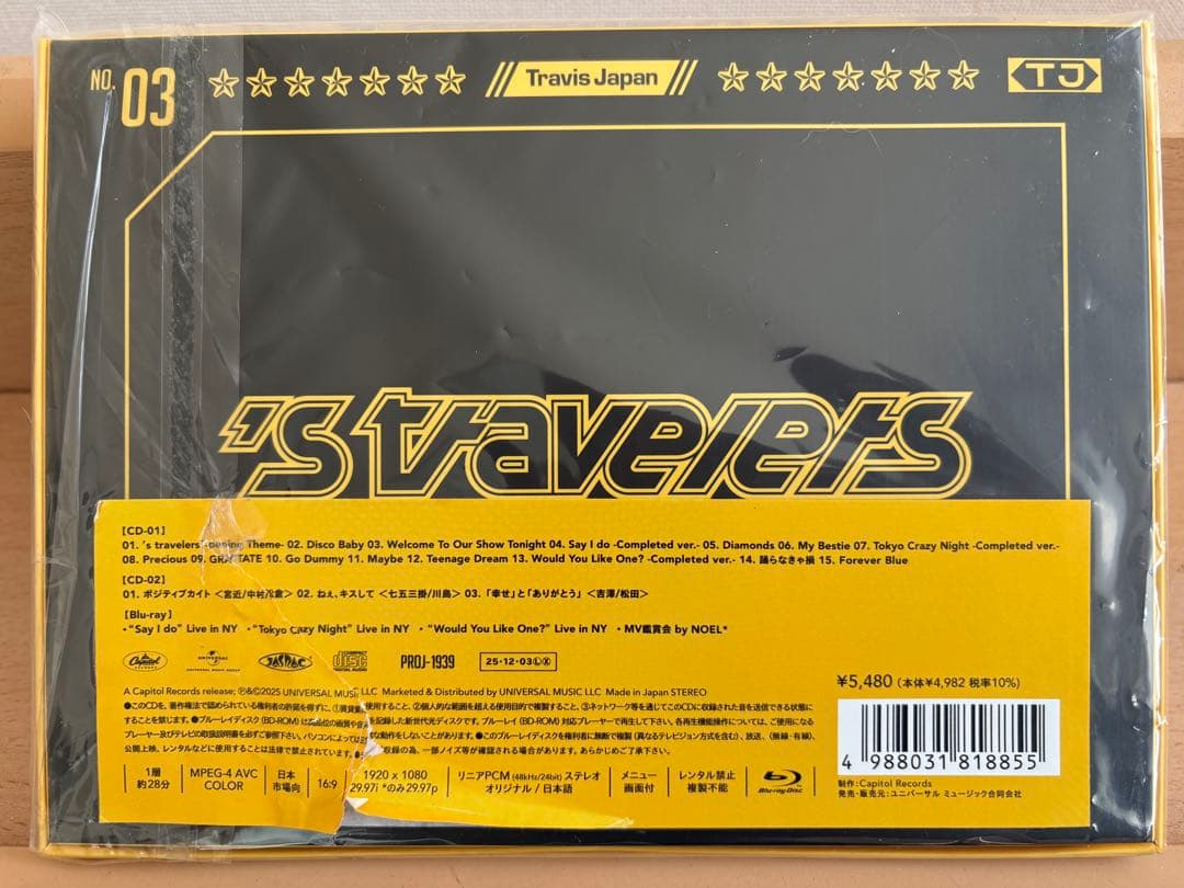 Travisjapan's travelers 03 FC限定版 Blu-ray