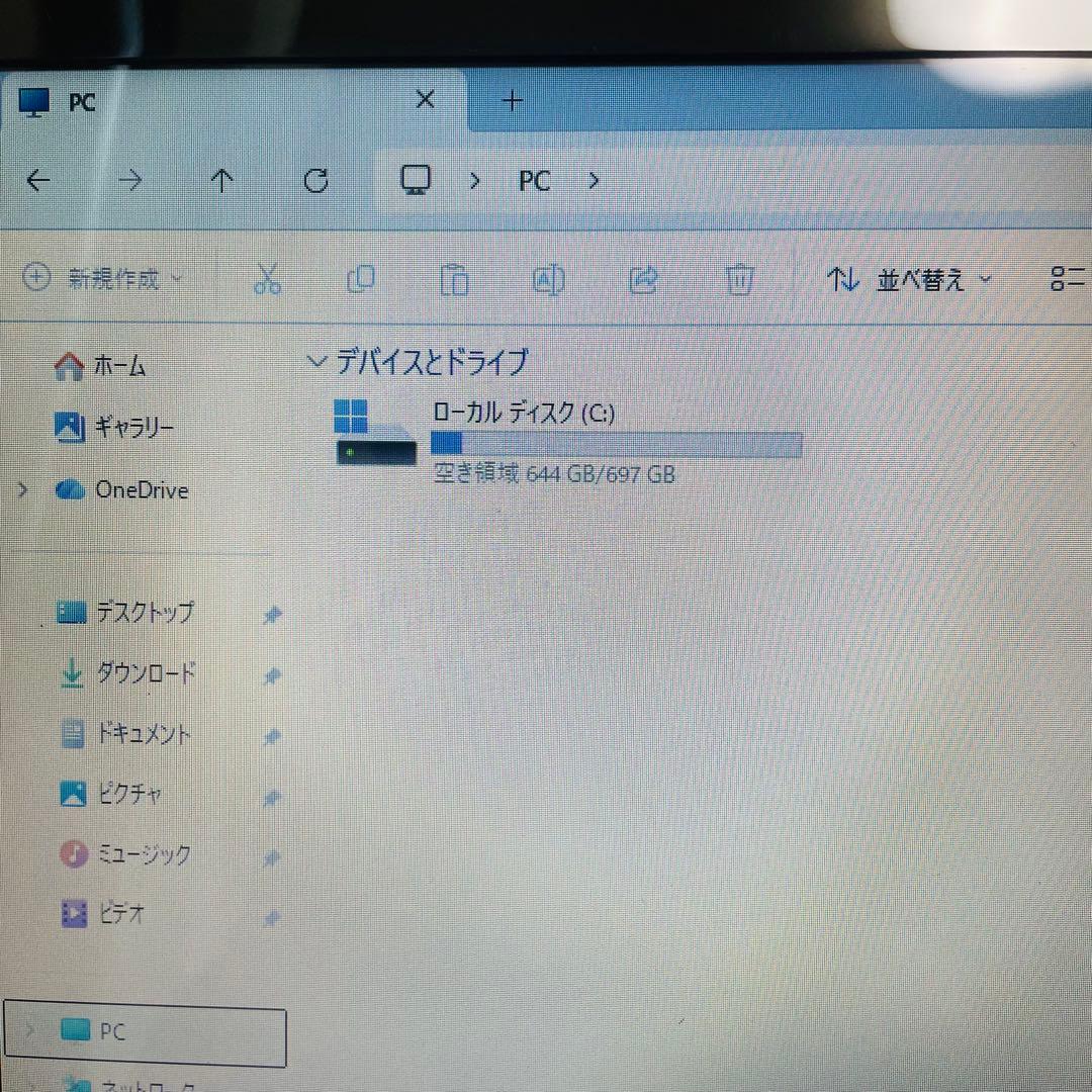Windowsノート本体 lavie ls350/win11,M8G,HD750G