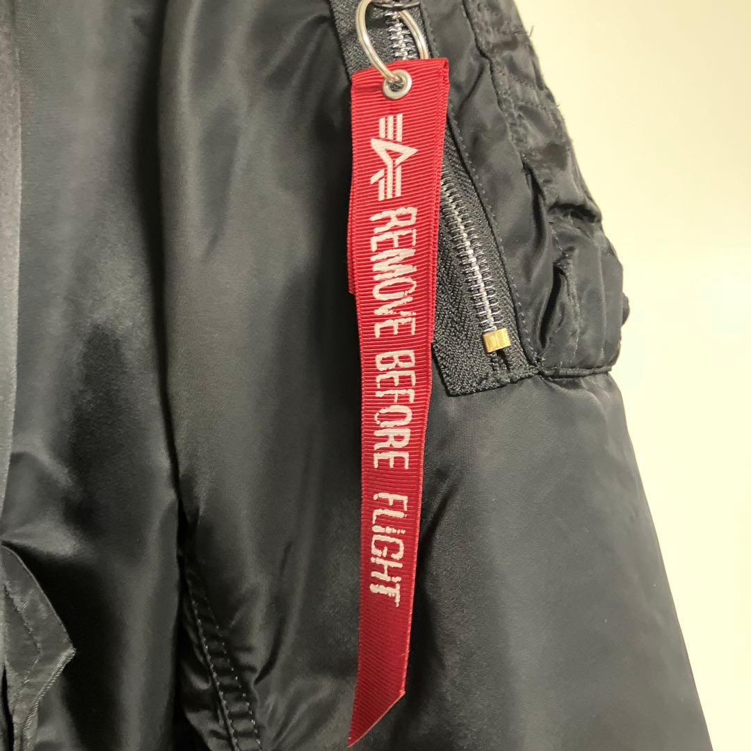ALPHA INDUSTRIES MA-1 フライトジャケット ブラックXL