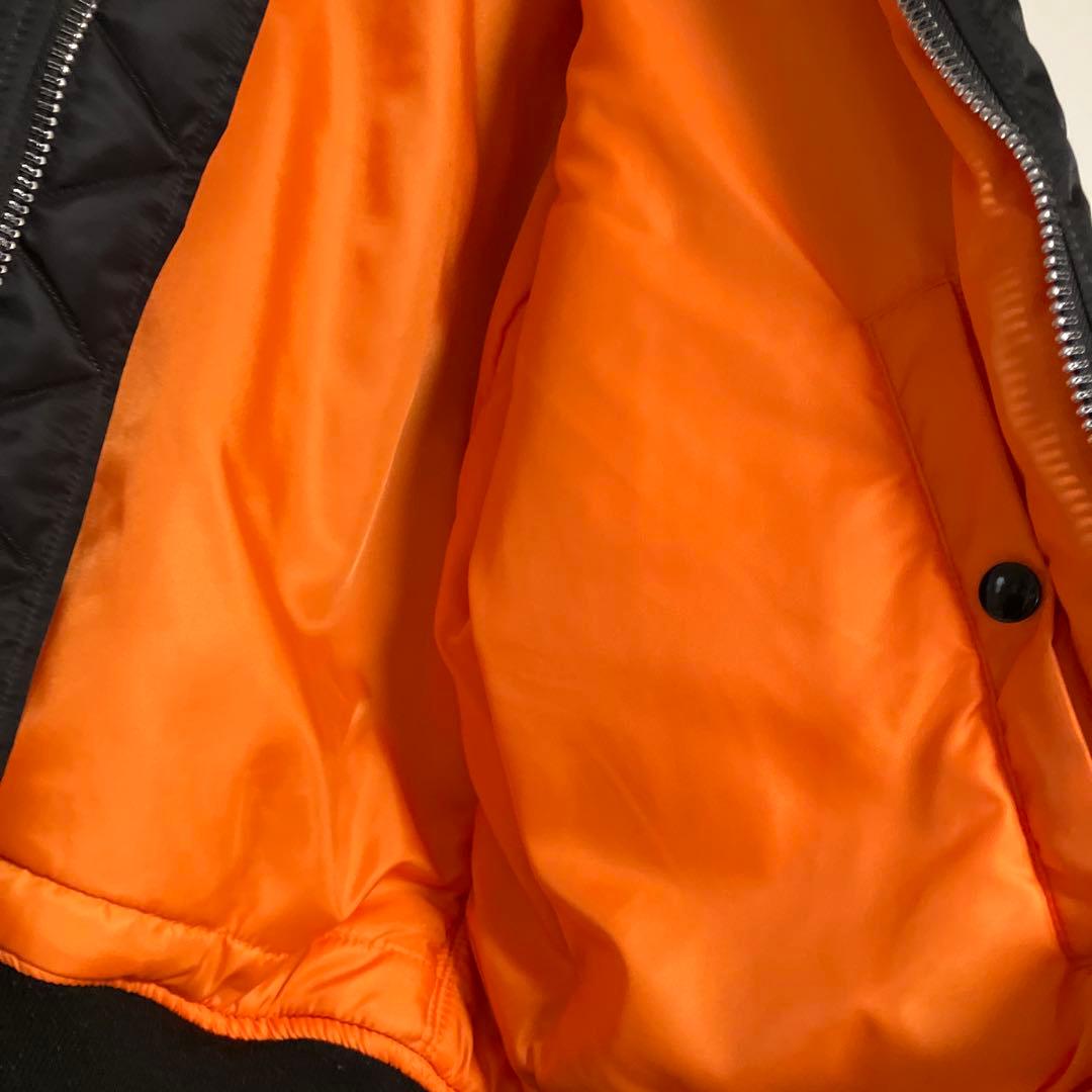 ALPHA INDUSTRIES MA-1 フライトジャケット ブラックXL