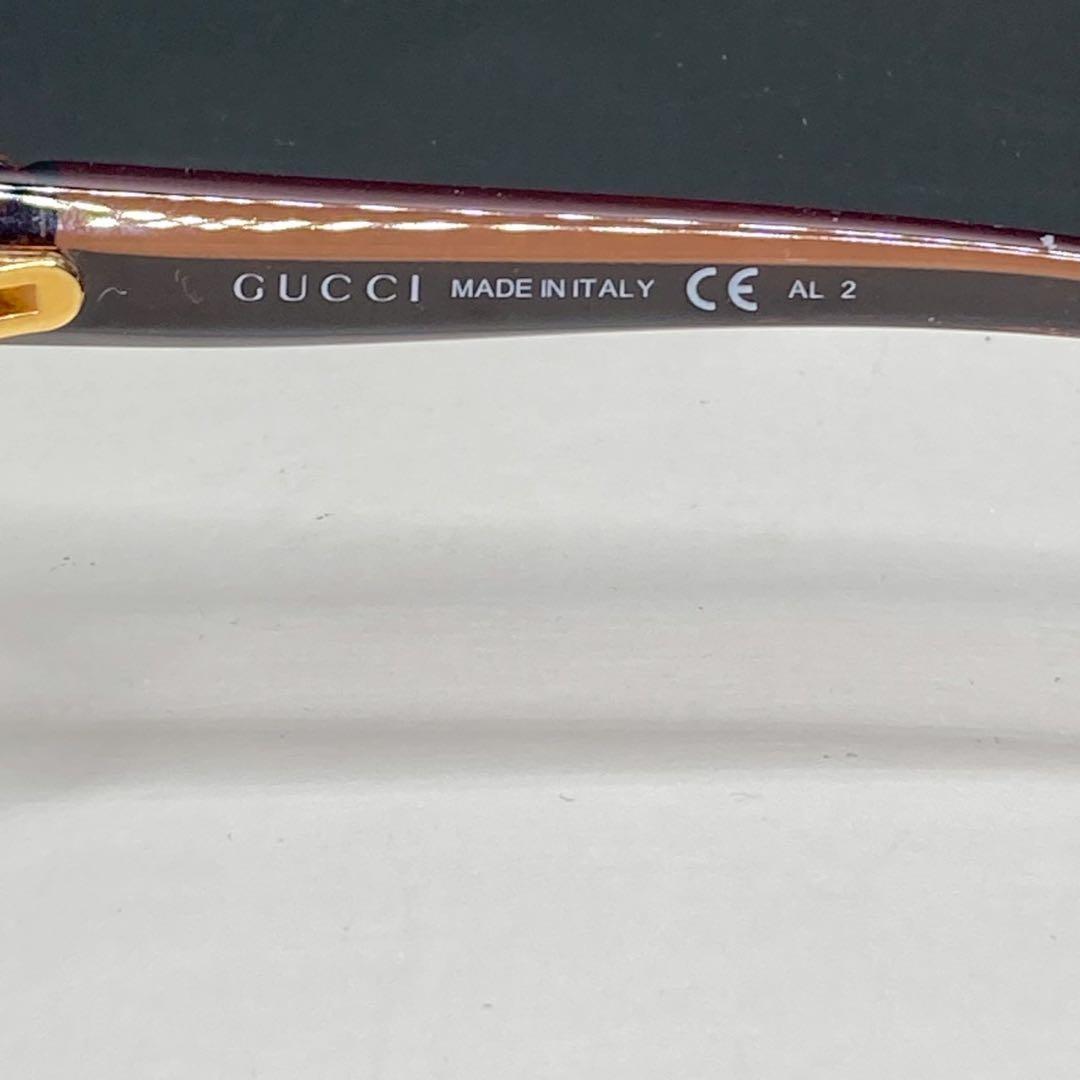 GUCCI サングラス ハートモチーフ ロゴ グラデーション ブラウン