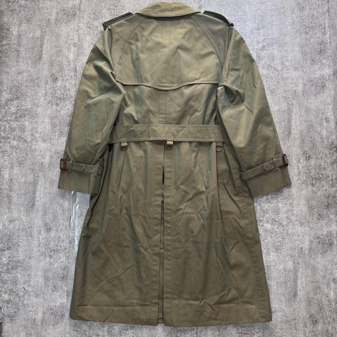 Burberry バーバリー　ヴィンテージ　トレンチコート　玉虫　大きめサイズ